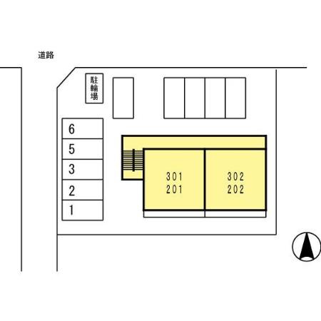 グランドゥル・フレアの区画図