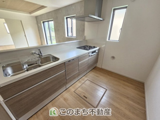 【キッチン】 | 真岡市下高間木2期 | 傷のつきにくい人工大理石天板システムカウンターキッチン♪