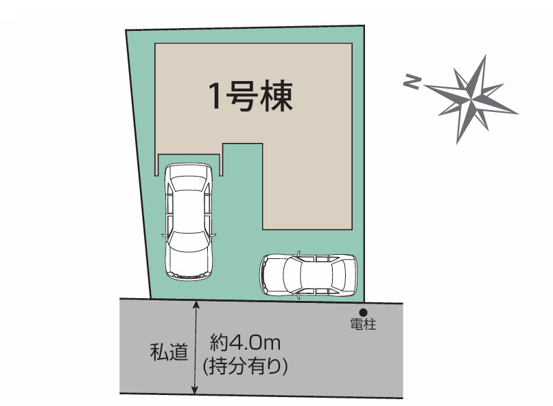 新築／ふじみ野市南台２丁目　全1棟の区画図|広々約30坪！