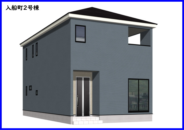 碧南市入船町の外観|12月完成予定。新築住宅購入のご相談は三幸住宅までお気軽にご相談ください♪