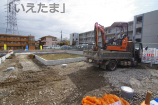 【外観】 | 【仲介手数料無料！！】日野市平山４丁目　新築戸建て（全14棟）1号棟　4680万円 | 令和７年10月20日撮影　建築中