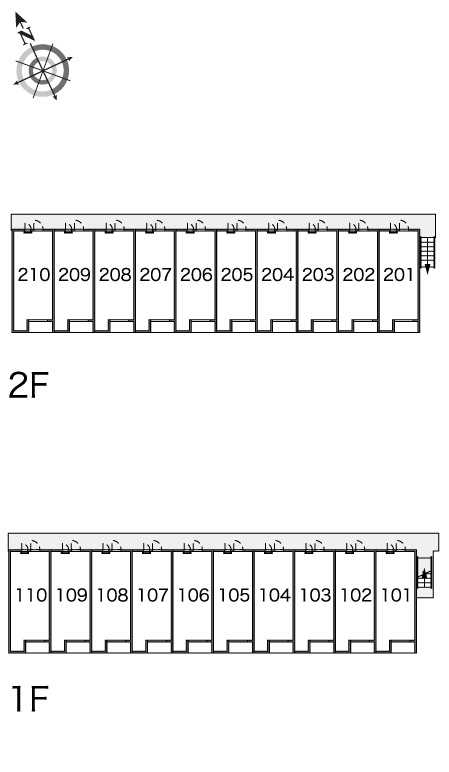 レオネクストドゥエトワールの区画図|画像3