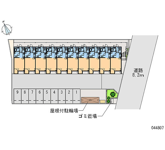 レオネクストドゥエトワールの区画図|画像4