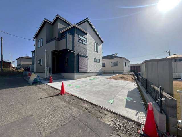 ブルーミングガーデン　江南市江森町西　全4区画分譲の外観|「現地（2026年1月31日）撮影」　
■外観写真　
■ヤマダ不動産　株式会社リライフ　