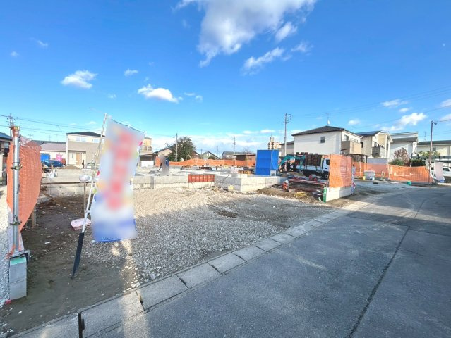 ブルーミングガーデン　江南市江森町西　全4区画分譲の外観|「現地（2025年11月4日）撮影」　
■全体写真　
■ヤマダ不動産　株式会社リライフ　
