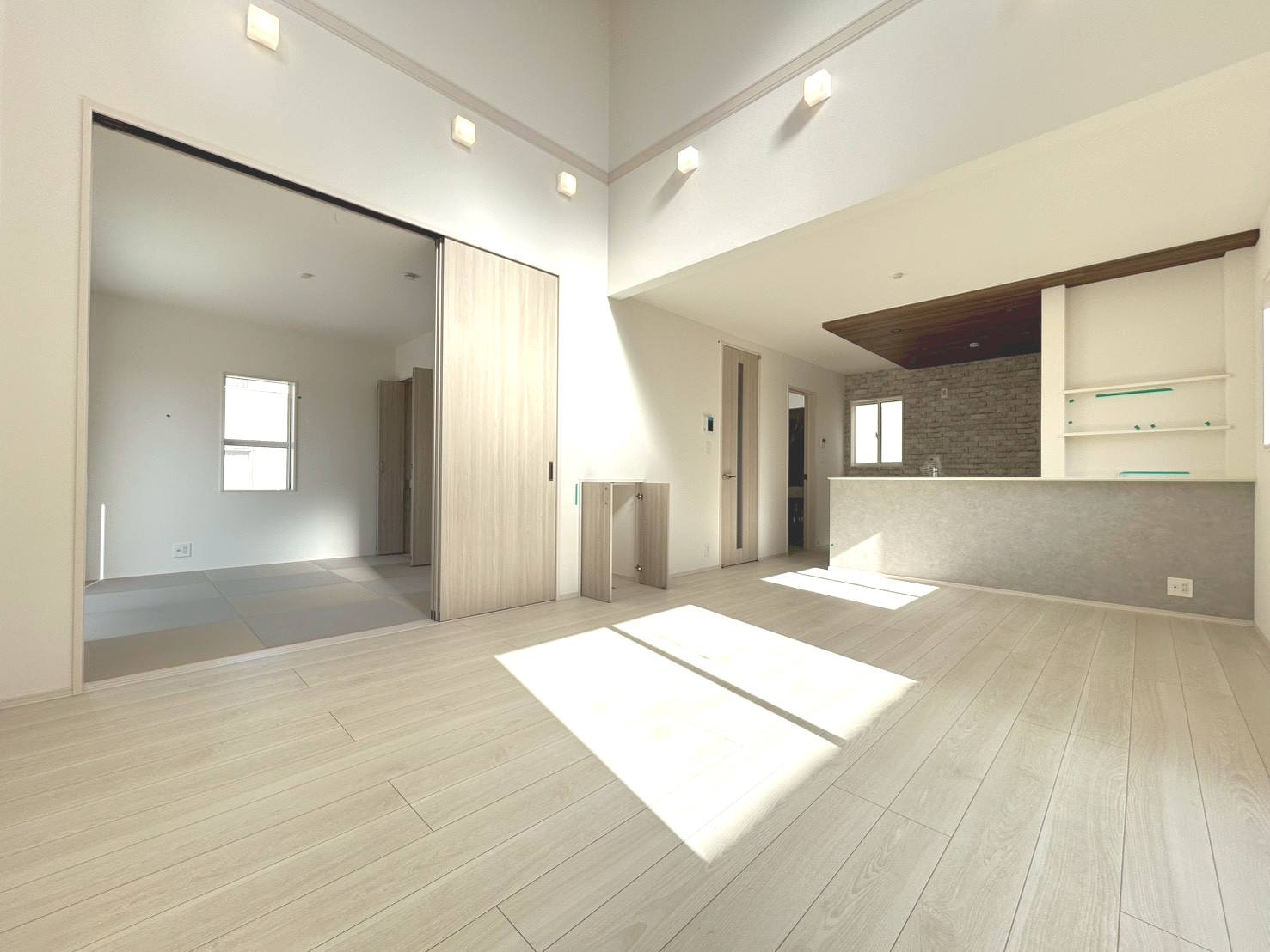 ブルーミングガーデン　江南市江森町西　全4区画分譲の外観|「現地（2026年1月31日）撮影」　
■全体写真　
■ヤマダ不動産　株式会社リライフ　