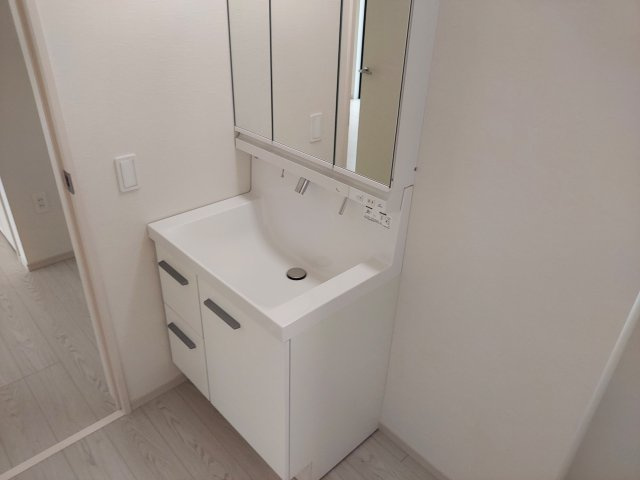 宝塚市山本西2丁目新築一戸建の独立洗面台|洗面化粧台