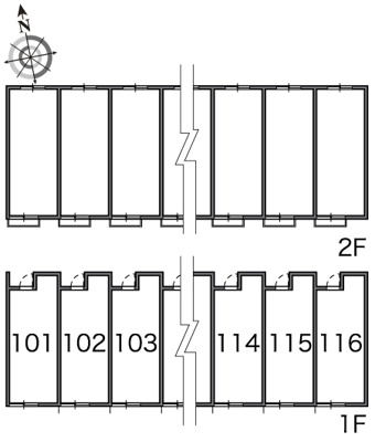 【区画図】 | レオネクスト伊吹Ⅲ