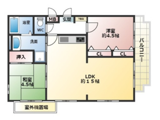 ロータリー板宿の間取り
