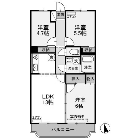 【間取り】 | グランディール
