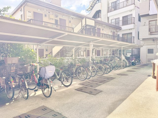 グリーンキャピタル竹ノ塚第2の駐輪場