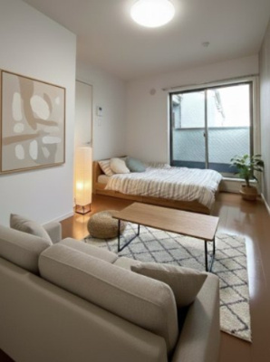 【居間・リビング】 | Precious Earth稲毛区稲毛 | ※家具・小物類はイメージです。物件には含まれません。

