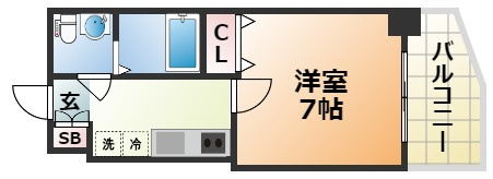 セレニテ神戸西クレアの間取り