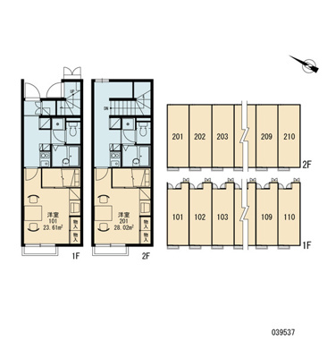 【区画図】 | レオパレス雅 | 画像3