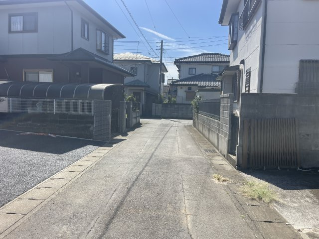 クレイドルガーデン小山市東間々田第８　新築一戸建ての前面道路含む現地写真|前面道路含む現地写真です