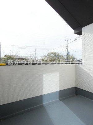 【バルコニー】 | 真岡市亀山22期 | 暖かな日差しのふりそそぐバルコニー