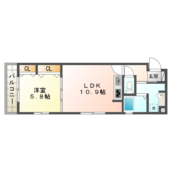 ブランシェ本町の間取り