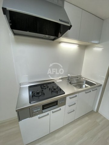 淺沼谷町マンションのキッチン|淺沼谷町マンション　2口ガスシステムキッチン