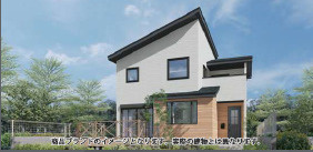 仲介手数料不要　KEIAIスターTERRACE北区八景水谷2期【城北小・清水中】の外観パース|外観パースです