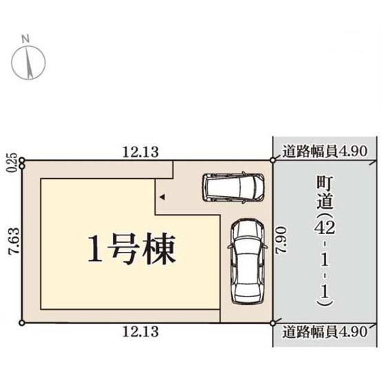 【区画図】 | 加古郡播磨町宮西3期（全1棟）新築