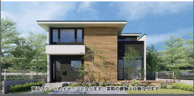 仲介手数料不要　KEIAIスターGRACE菊池郡菊陽町５期【菊陽中部小・菊陽中】の外観パース