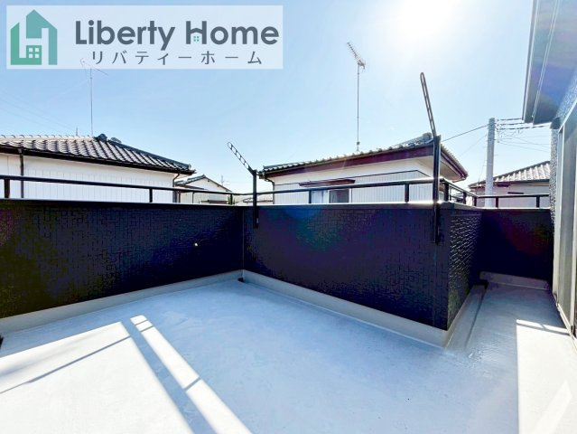 古河市諸川　中古戸建のバルコニー