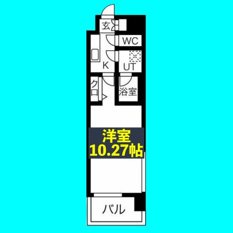 レジデンシア今池の間取り