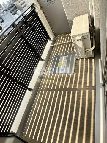 プレサンス大阪都島エレナードのバルコニー