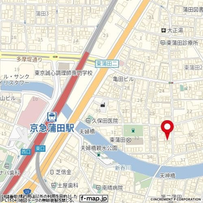 【地図】 | メゾン・ド・ソレイユ蒲田