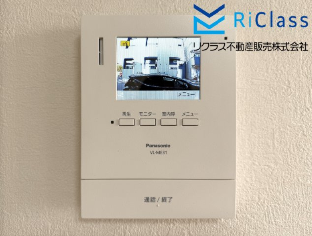 中古戸建　神戸市長田区御蔵通3丁目203のセキュリティ|TVモニター付きインターホン新設しております