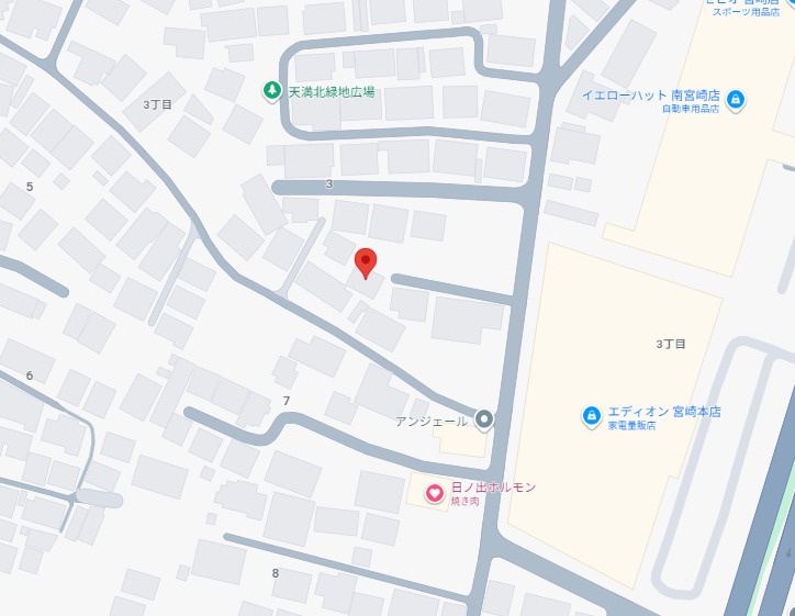 天満３丁目　中古戸建の地図