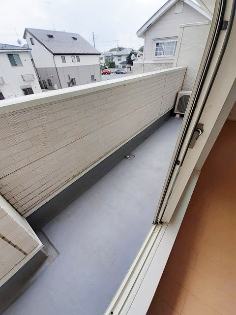 ラフレシールⅡのバルコニー