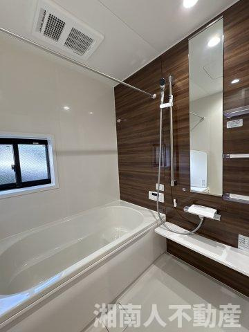 平塚市札場町7期　新築戸建全2棟　の浴室|落ち着いた空間のお風呂です