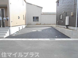 【駐車場】 | 郡山市富久山町福原新築一戸建て8棟 | 駐車場に車を止められます