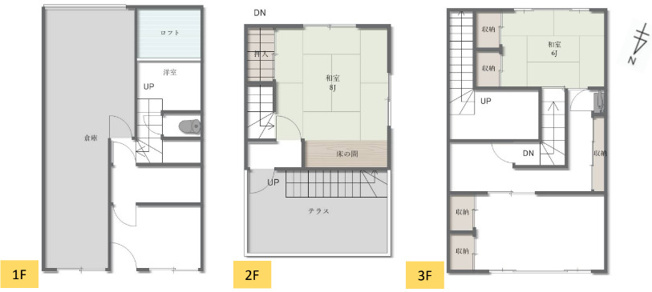 【間取り】 | 江東区森下５丁目の店舗付き戸建