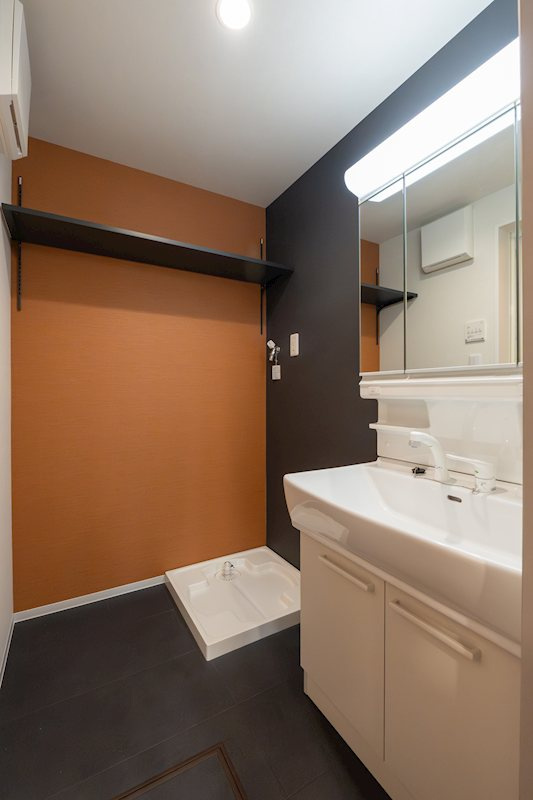 サルースの洗面所