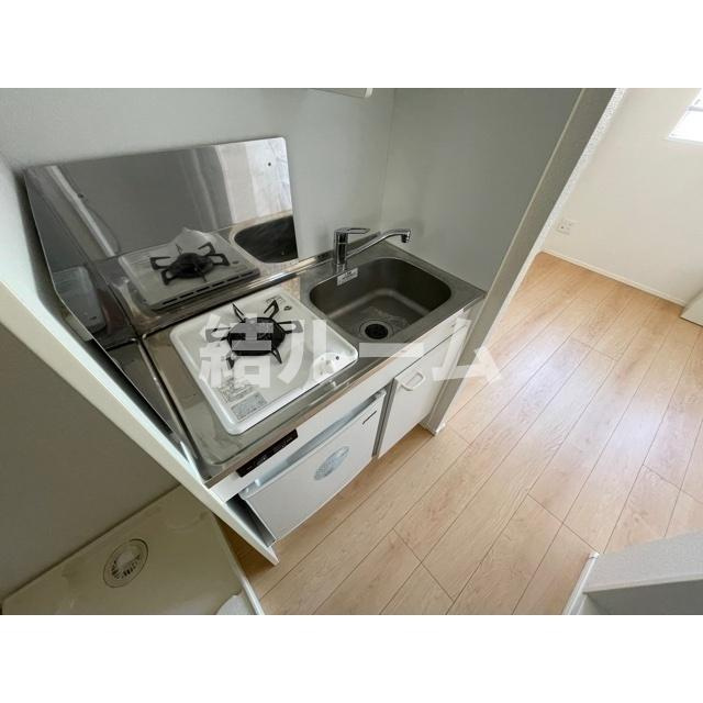 新宿区高田馬場２丁目のアパートのキッチン