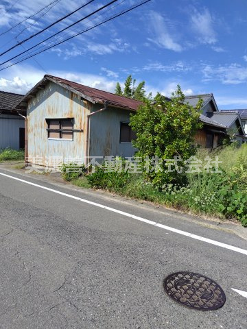 ６５９７３　岐阜市日置江5丁目土地の前面道路含む現地写真