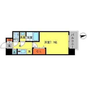 アドバンス難波南シャルムの間取り