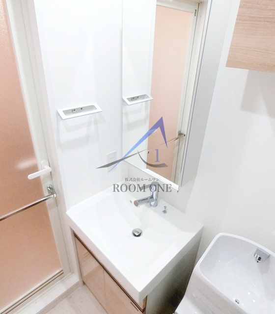 ディアレイシャス横浜WESTの洗面所|独立洗面台です。