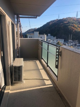 リベール須磨妙法寺のバルコニー