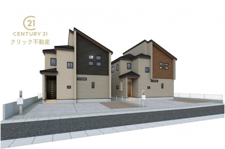 ブルーミングガーデン  水戸市千波町　4期　1の外観|水戸駅車10分。千波小徒歩28分、千波中徒歩35分。
御茶園通り近くの閑静な住宅地。周辺施設充実で生活利便性◎
長期優良住宅、都市ガス物件です。