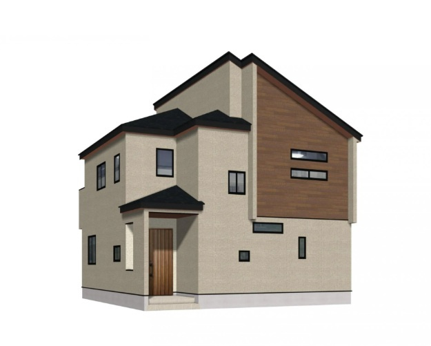 ブルーミングガーデン  水戸市千波町　4期　1の完成予想図