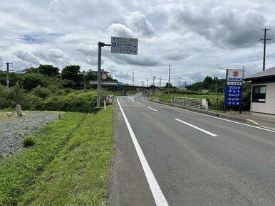 【前面道路含む現地写真】滝沢市大釜風林