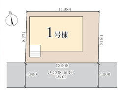 【区画図】 | 習志野市実籾六丁目　新築分譲住宅１号棟 | 習志野市実籾６丁目　１号棟