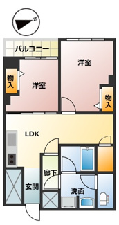 【間取り】 | 調布シュロス