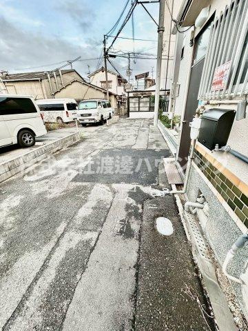 加美北6丁目テラスハウスのエントランス