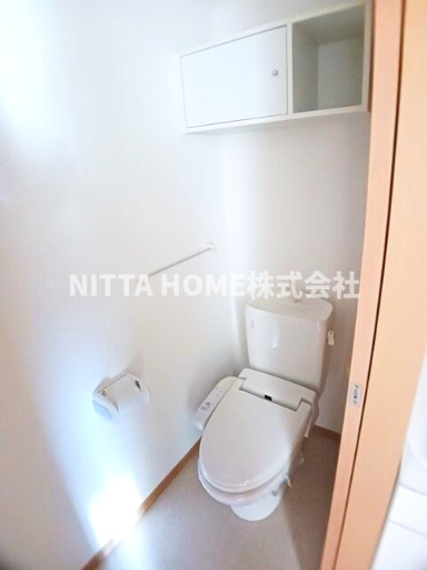 アメニティカスガⅦのトイレ|温水洗浄付きのトイレになります◎