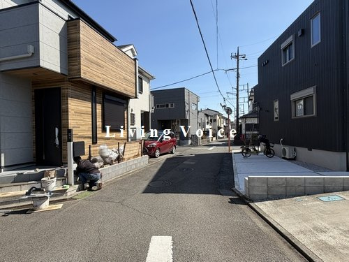 【仲介手数料０円】相模原市南区御園3丁目　新築一戸建ての前面道路含む現地写真|相模原市南区御園3丁目　新築一戸建て