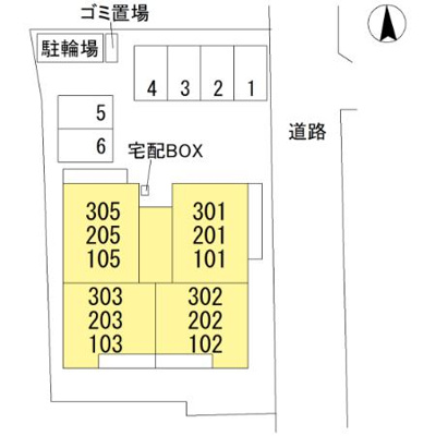 【区画図】 | グレイス北持田